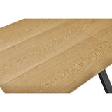 Ausziehbarer Tisch 160-200.      x90x75 cm, Tischplatte Eiche - Prime Möbel