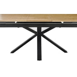 Ausziehbarer Tisch 160-200.      x90x75 cm, Tischplatte Eiche - Prime Möbel