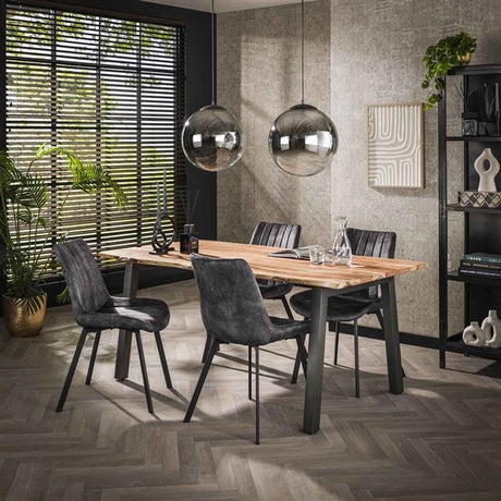 Esstisch Dinner 180cm x 90cm– Akazie Massiv Natur - Prime Möbel