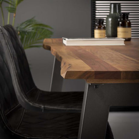 Esstisch Dinner 180cm x 90cm– Akazie Massiv Natur - Prime Möbel