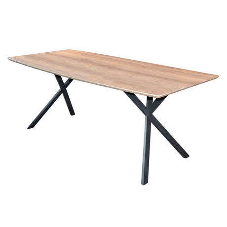 Esstisch Max – Eiche Oval 190 x 90 cm mit 3D-Textur - Prime Möbel
