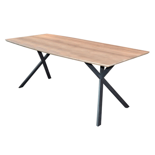 Esstisch Max – Eiche Oval 190 x 90 cm mit 3D-Textur - Prime Möbel