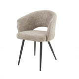 Stuhl Bouclé MeSalon sandfarbe - Prime Möbel