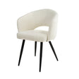 Stuhl Bouclé MeSalon weiss - Prime Möbel