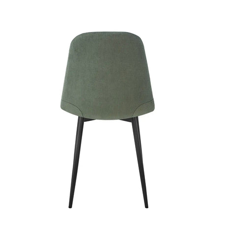 Camden Esszimmerstuhl mit Cordbezug grau/beige/olive - Prime Möbel