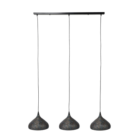 3-Licht Hängelampe Punsch aus Metall Prime Möbel