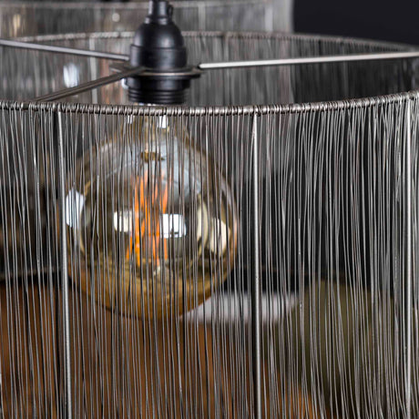 Hängelampe 2L mit Lampenschirm aus Metall 120cm - Prime Möbel