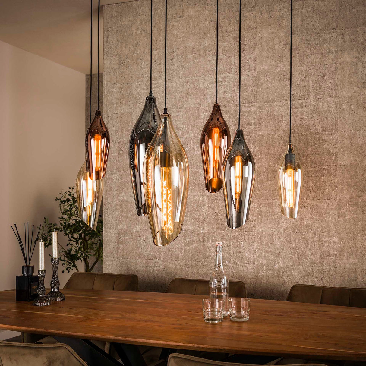 Hängelampe Cocoon Mix Glas Stilvoller Blickfang für Ihr Zuhause - Prime Möbel