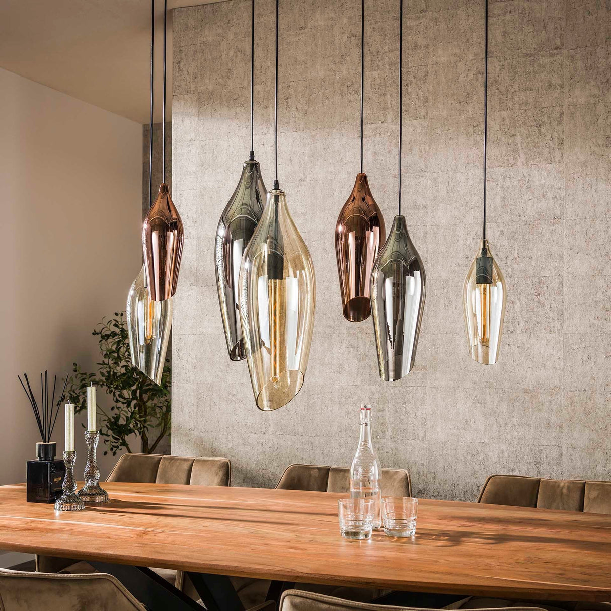 Hängelampe Cocoon Mix Glas Stilvoller Blickfang für Ihr Zuhause - Prime Möbel