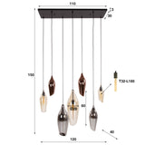 Hängelampe Cocoon Mix Glas Stilvoller Blickfang für Ihr Zuhause - Prime Möbel