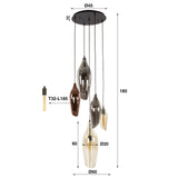 Hängelampe Hot Cocoon Mix Glass Prime Möbel