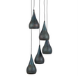 Hängelampe Minar schwarz/braun Prime Möbel