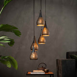 Hängelampe Minar schwarz/braun Prime Möbel