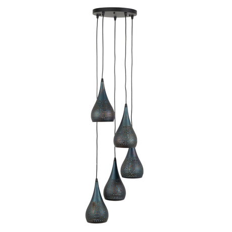 Hängelampe Minar schwarz/braun Prime Möbel