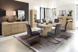 BARCELONA Sideboard Eiche Massiv 50 x 204 x 37cm Prime Möbel