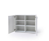 GRANADA Kommode Weiss/Wotan Eiche 122 x 94cm Prime Möbel