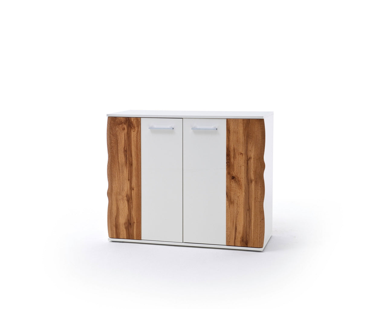 GRANADA Kommode Weiss/Wotan Eiche 122 x 94cm Prime Möbel