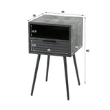 Nachttisch Marina – Mangoholz 60x35cm - Prime Möbel
