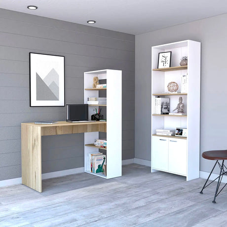 Set PRIME Z Office, Schreibtischregal 120+Bücherregal - Prime Möbel