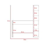 Set PRIME Z Office, Schreibtischregal 120+Bücherregal - Prime Möbel