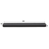 Metallic TV-Wandregal 200cm - Prime Möbel