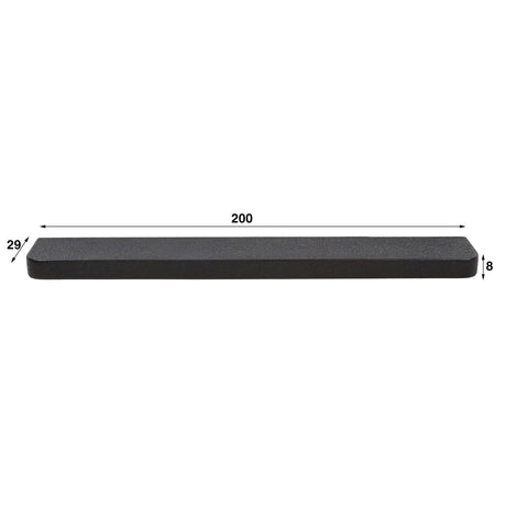 Metallic TV-Wandregal 200cm - Prime Möbel