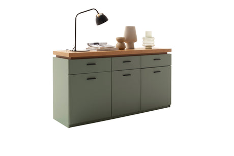 Moniz Sideboard Salbei Grün&Eiche 156x83cm Prime Möbel