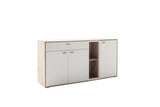 Santerno Sidebaord Weiss/ Viking Oak 168 cm x 85 cm Prime Möbel