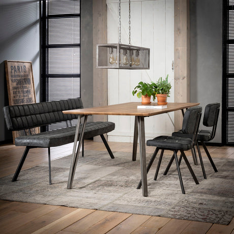 Sitzbank City mit Lederoptik 180cm Prime Möbel