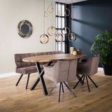 Sitzbank Raster 180cm Modern Stil Prime Möbel