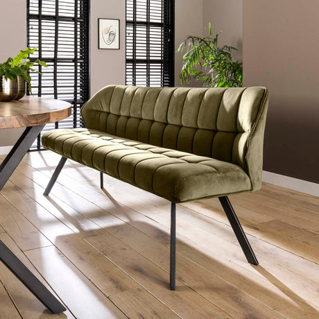 Sitzbank Raster 180cm Modern Stil Prime Möbel