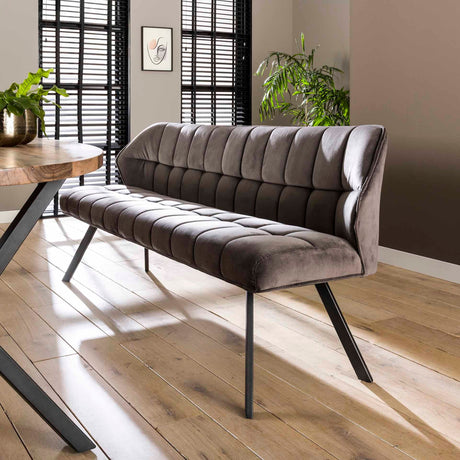 Sitzbank Raster 180cm Modern Stil Prime Möbel