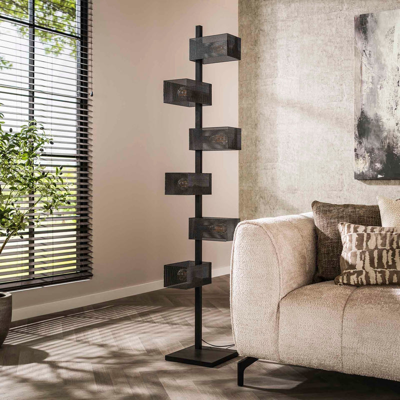 Stehlampe Brick Mesh Zeitloses Design mit stilvoller Lichtverteilung - Prime Möbel