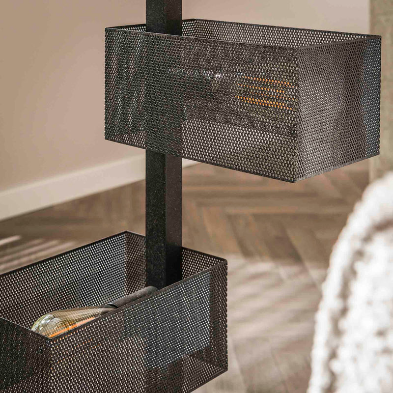 Stehlampe Brick Mesh Zeitloses Design mit stilvoller Lichtverteilung - Prime Möbel