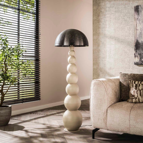Stehlampe in natürlichem Grau – Eleganz und Moderne vereint - Prime Möbel