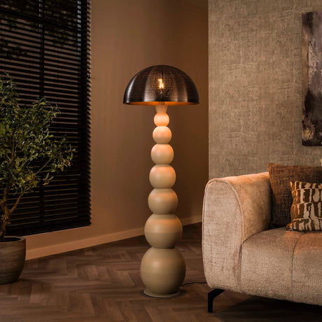 Stehlampe in natürlichem Grau – Eleganz und Moderne vereint - Prime Möbel
