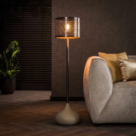 Stehlampe in natürlichem Grau – Trendige Eleganz für Ihr Zuhause - Prime Möbel