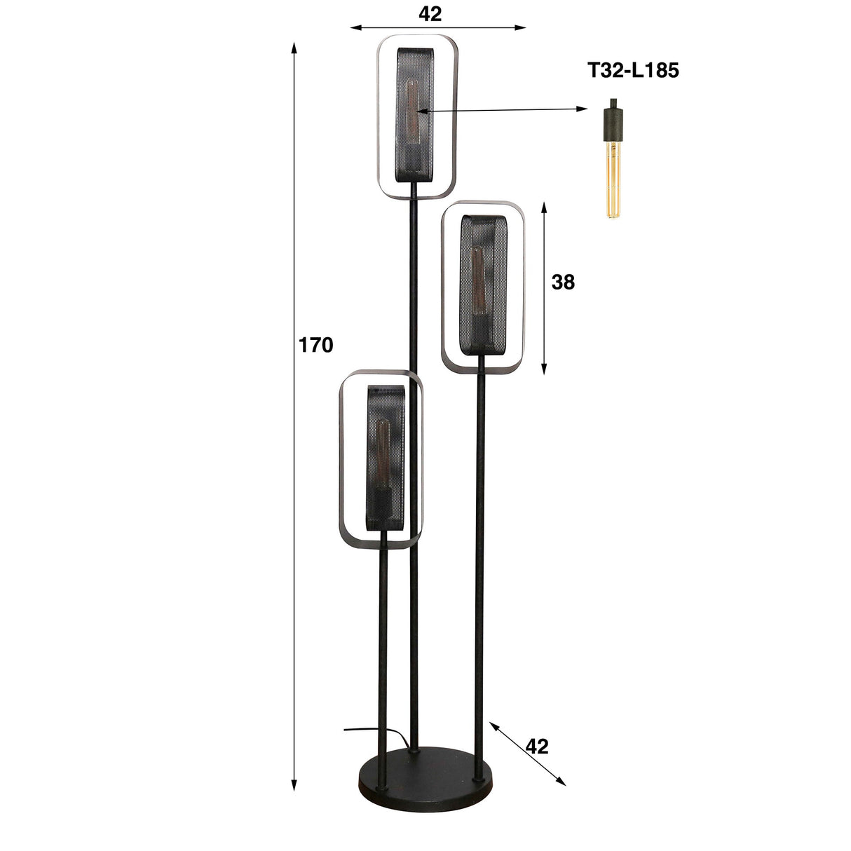 Stehlampe Mesh Rotate Stilvolle Beleuchtung Prime Möbel