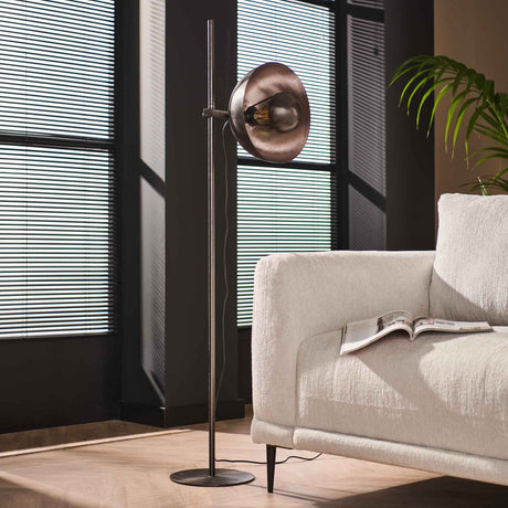 Stehleuchte Adjust mit schwarzem Nickel-Finish - Prime Möbel