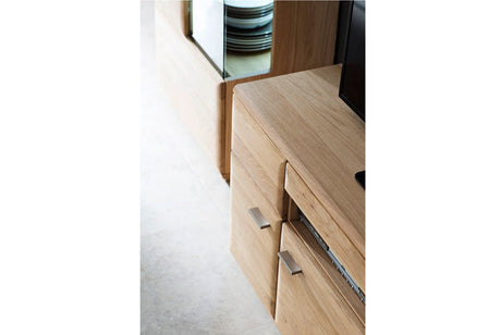 Bologna TV-Möbel Eiche Bianco 150x58 x50cm Prime Möbel