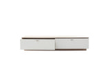Santerno TV- Element Weiss/Viking Oak 210x50cm Prime Möbel