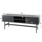 TV-Möbel Marina-Mangoholz 140cm - Prime Möbel