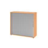 Büroschrank mit abschließbarem Rolladen – ideal für vertrauliche Dokumente im Büro