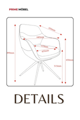 Hermann Armelehnstuhl 360 Grad Drehbar beige