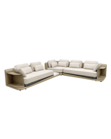 Ecksofa R Portofino Italy beige - Prime Möbel