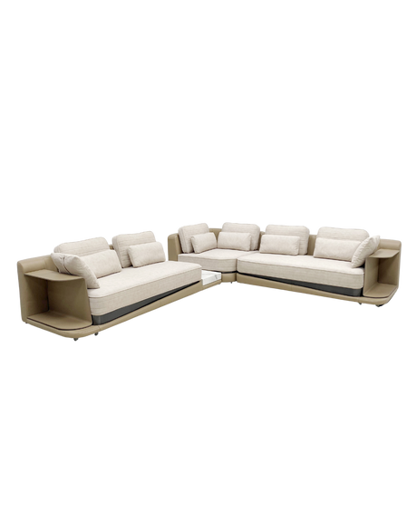 Ecksofa R Portofino Italy beige - Prime Möbel