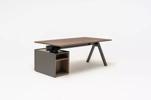 Chefschreibtisch mit Container Viga