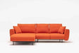Loris Ecksofa L 290x165cm orange