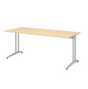 Büro-Schreibtisch Akzent, C-Fuss Gestell,Hx BxT 740 x 1.600 x 600 mm, ahorn - Prime Möbel