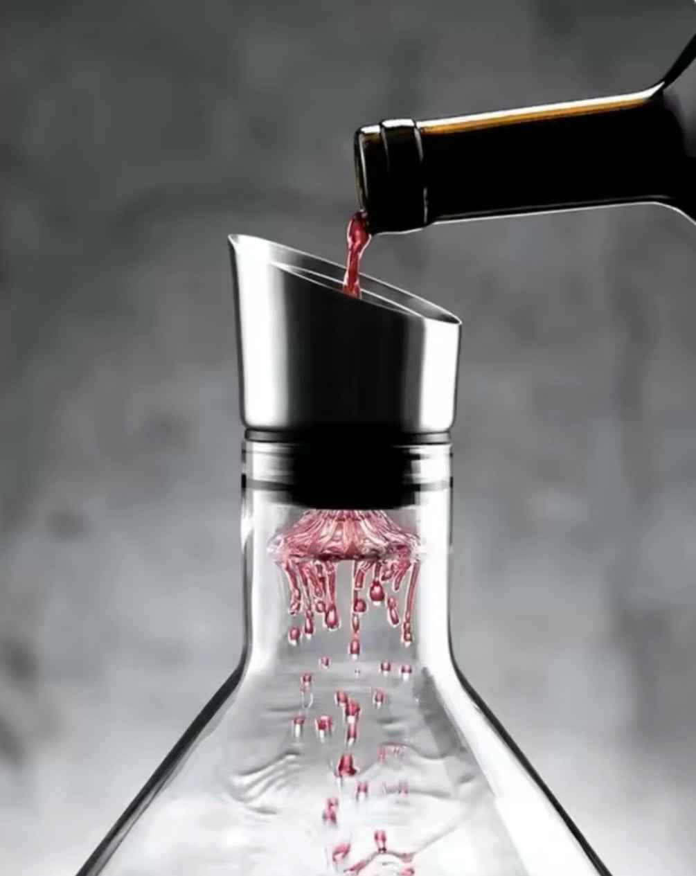 Prime Weinkaraffe Handgefertigt 1500ml SKULPTURALE GEBIRGE